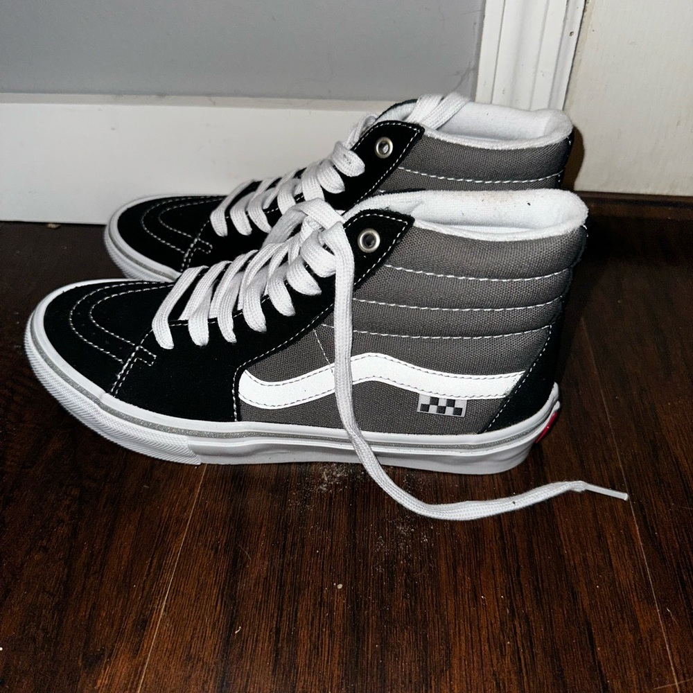 Vans High-Top Sneakers - Black and White